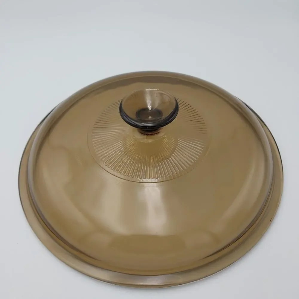 Pyrex Visions V-33-C Replacement Lid, Ribbed‎ 9¼ Inch - GC